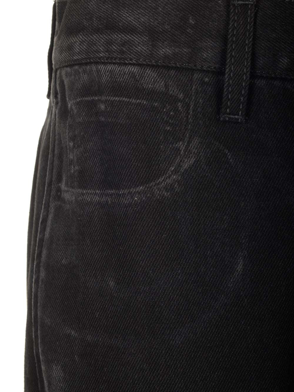 Mcqueen Black Jeans Trousers - Black | 73879906432c11303b41cd26b9d3ac3dbe8ad8fb