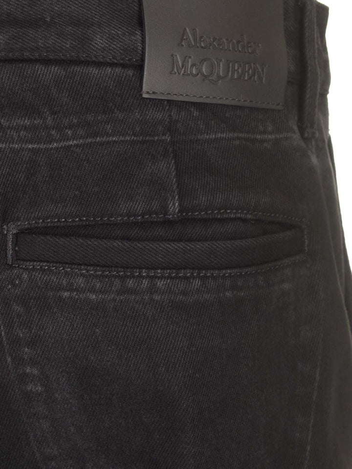 Mcqueen Black Jeans Trousers - Black | 98f16bb0cc70d55a0801d7af13077430a42fc744
