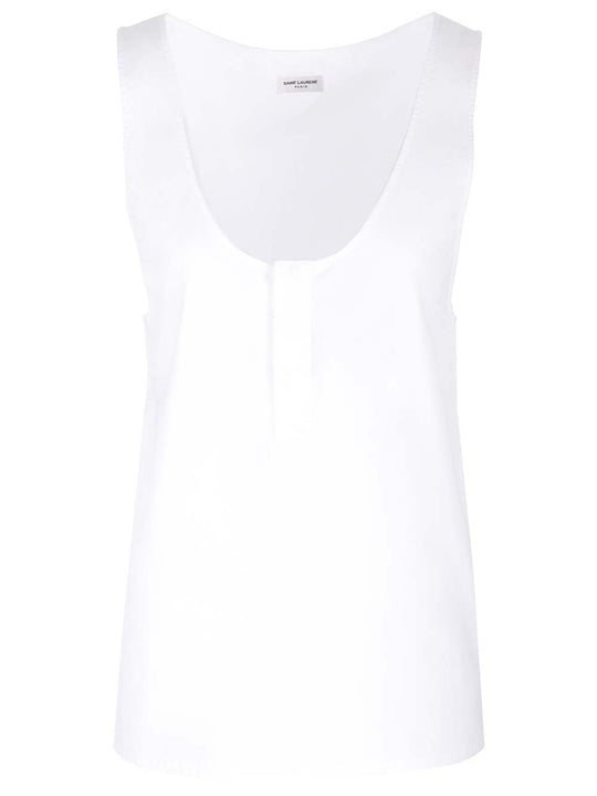 Henley Tops White