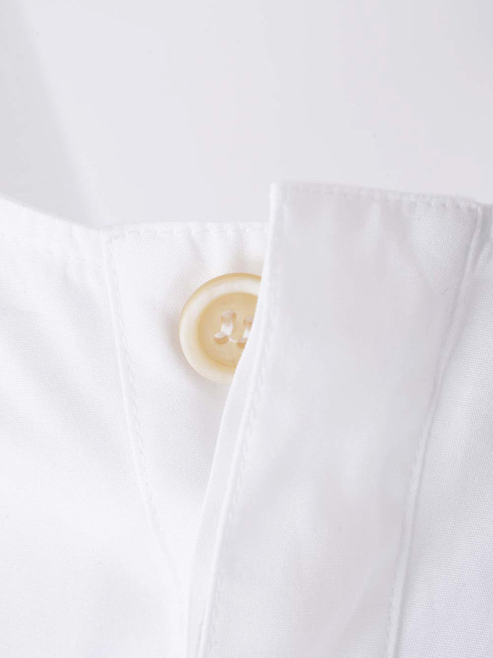 Saint Laurent Henley Tops - White | dde0523e376d3effbb70bb42246db3e13568f3d3