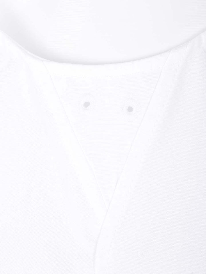 Saint Laurent Henley Tops - White | 6c805e366765f8c54b0c704f724408be71ec73ff