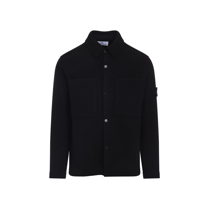 Stone Island Cardigan - Black | c1b07066a7e54c2f977d0df2beb279ebe4f6b0d5