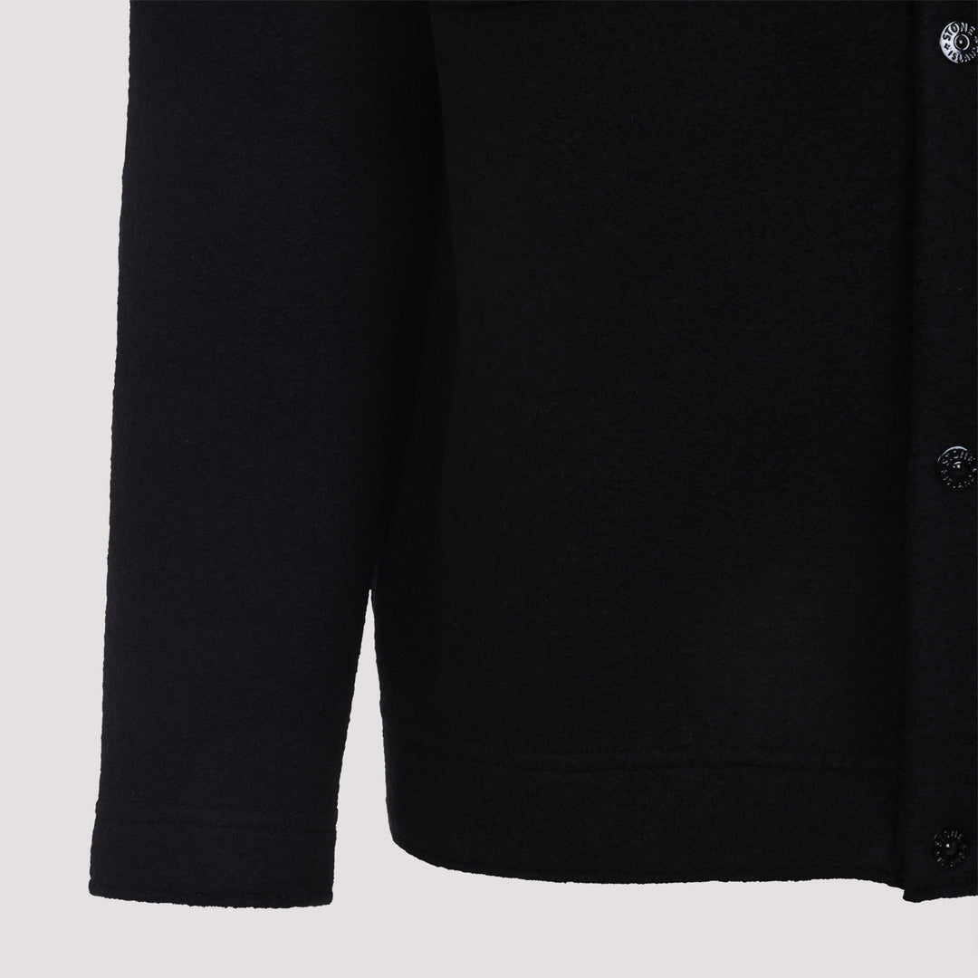 Stone Island Cardigan - Black | d19f7c0cc9b8350f6cec7e0d0d32229fdcf1f74e