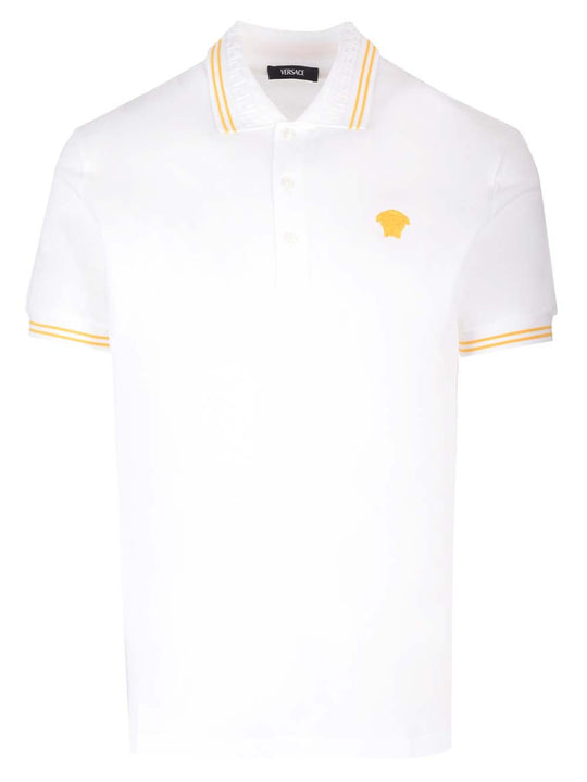 Medusa Polo Shirt White