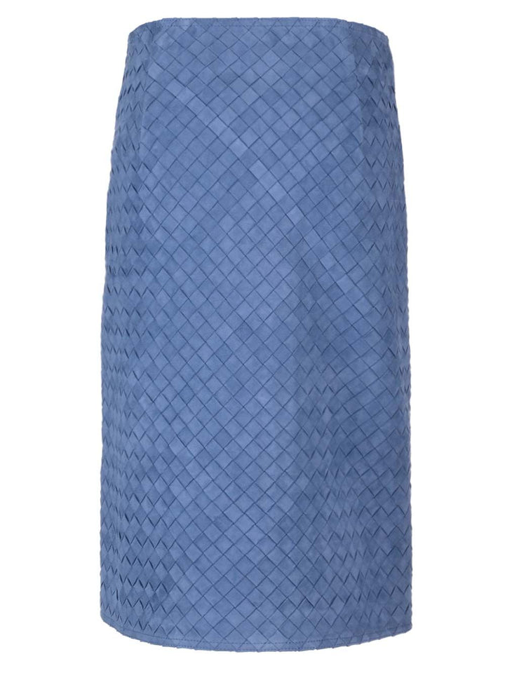 Bottega Veneta Leather Pencil Skirt Shirts - Light blue | 6e8dbcde0c3e19a4305bbaa8d8ed3ab4ebe4bd3c