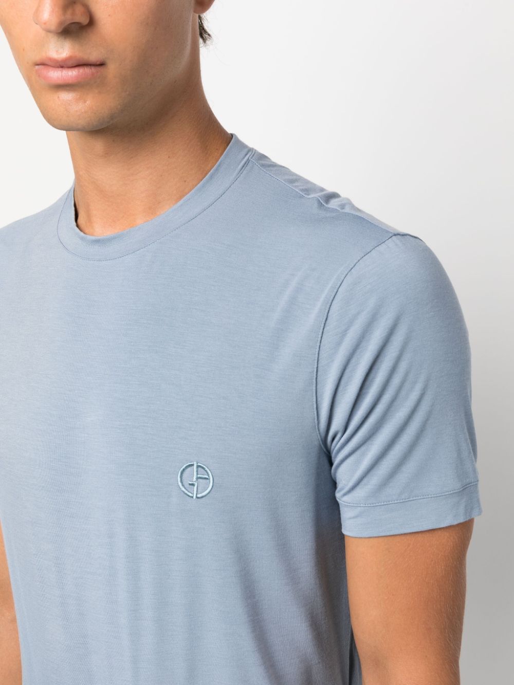 Giorgio Armani T-shirts - Blue | 7c26ed155aef7a227ef883af55509b591b61a5b3