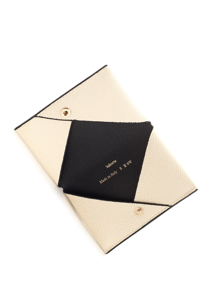 Valextra Button Card Holder Wallets - White | 1ec1bf68705a0abdcf8b3ac86a9c3130f525aeae