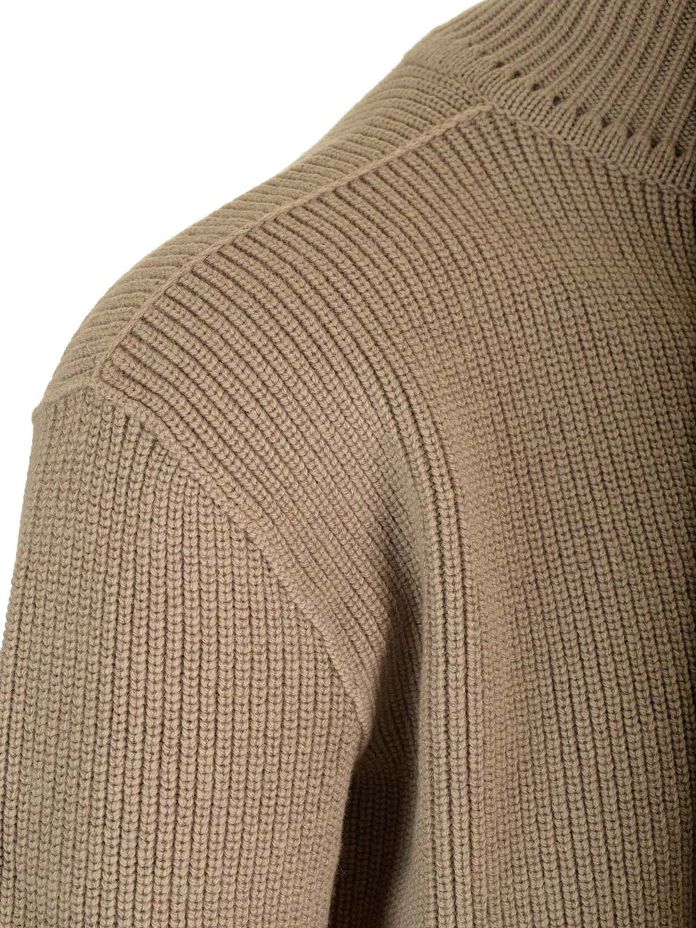 Rick Owens Turtleneck Sweater Knitwear - Beige | aad56d647991e6db9694e007d7700ff4fe46db8e