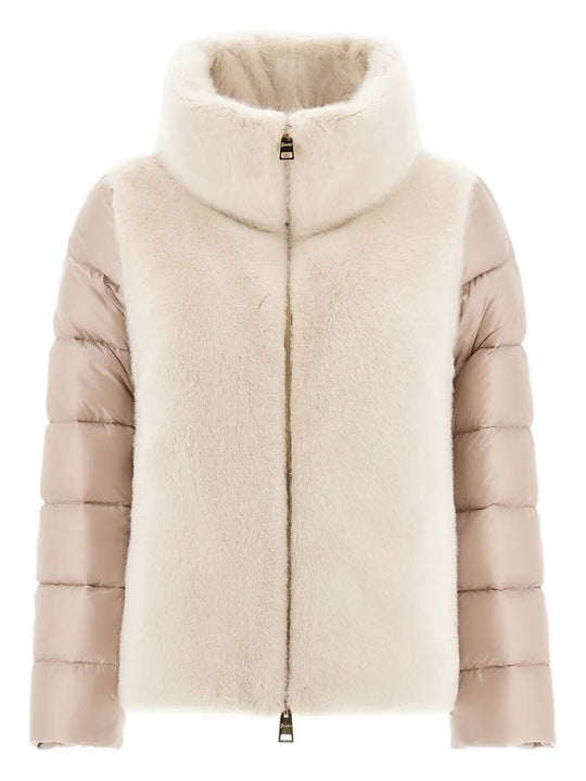 Faux Fur-Inserts Ultralight Padded Jacket