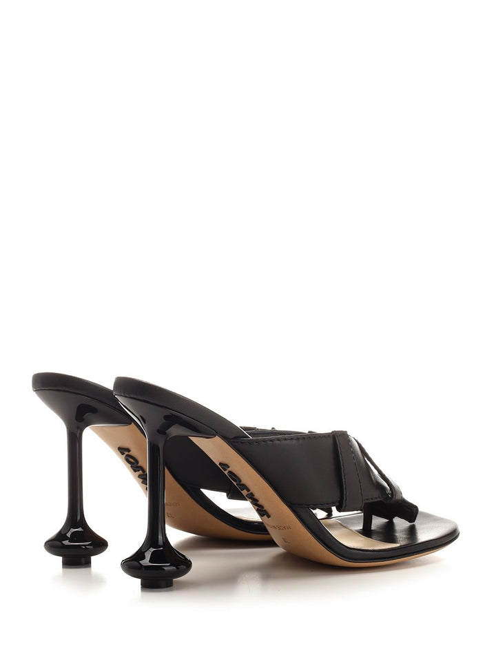 Loewe Toy Panta Sandals - Black | 8ccac34d2fd1440d36979c31bc935057ffec28e2