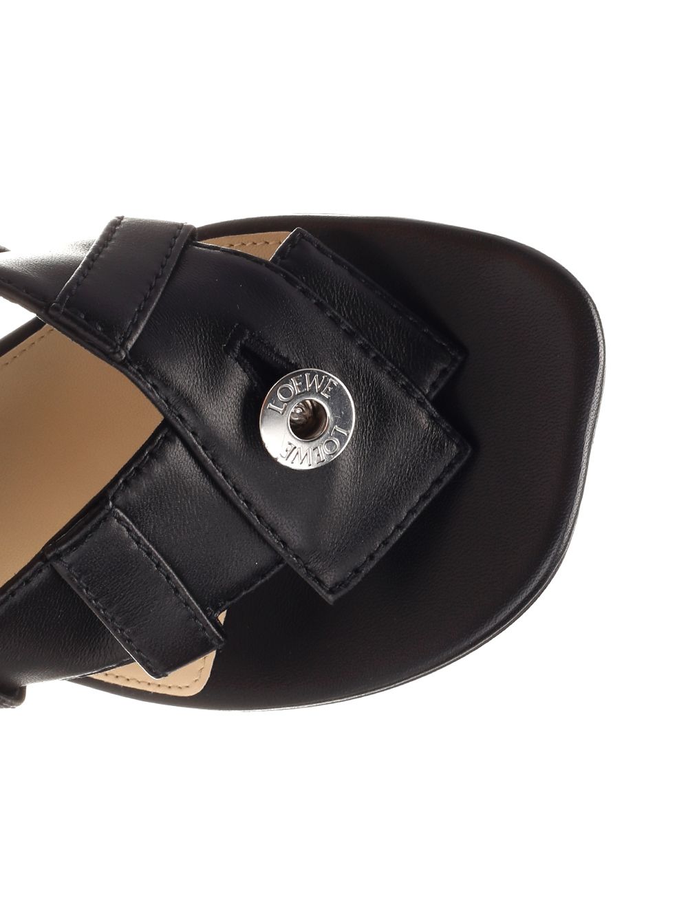 Loewe Toy Panta Sandals - Black | 372999fd1fc878f01c9211b622e5dadc3d193560