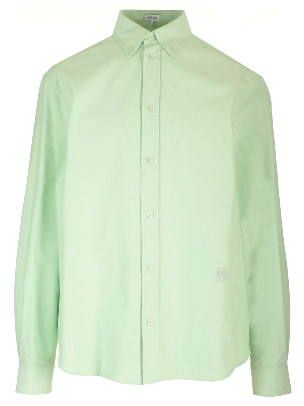 Loewe Cotton Shirt Shirts - Green | 5f88e71037d61b10b73af9032f5b67d9ba2b36e5