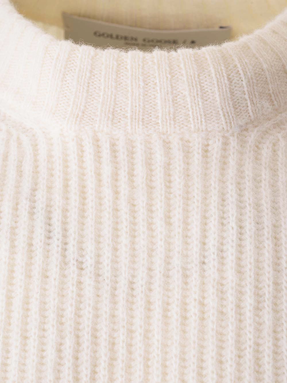 Golden Goose Deluxe Brand Crewneck Sweater Knitwear - White | a23efb6346c4e0392659b391758196da3a7cf7ca