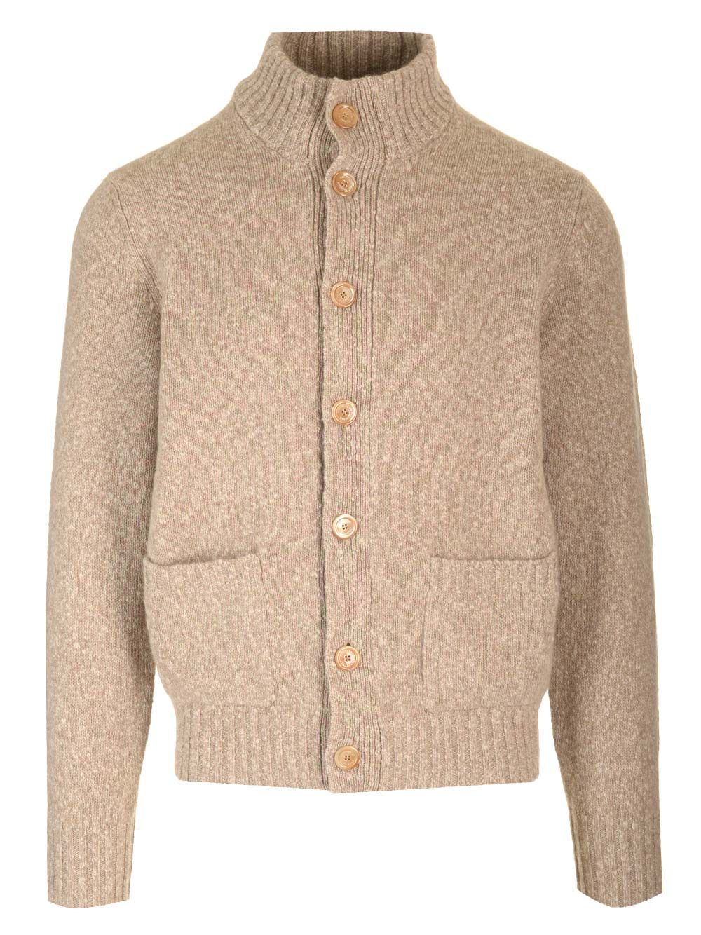 Brunello Cucinelli Wool Cardigan Jackets - Beige | 5d0ee3db09c1148540e21221df9a137aa318b612