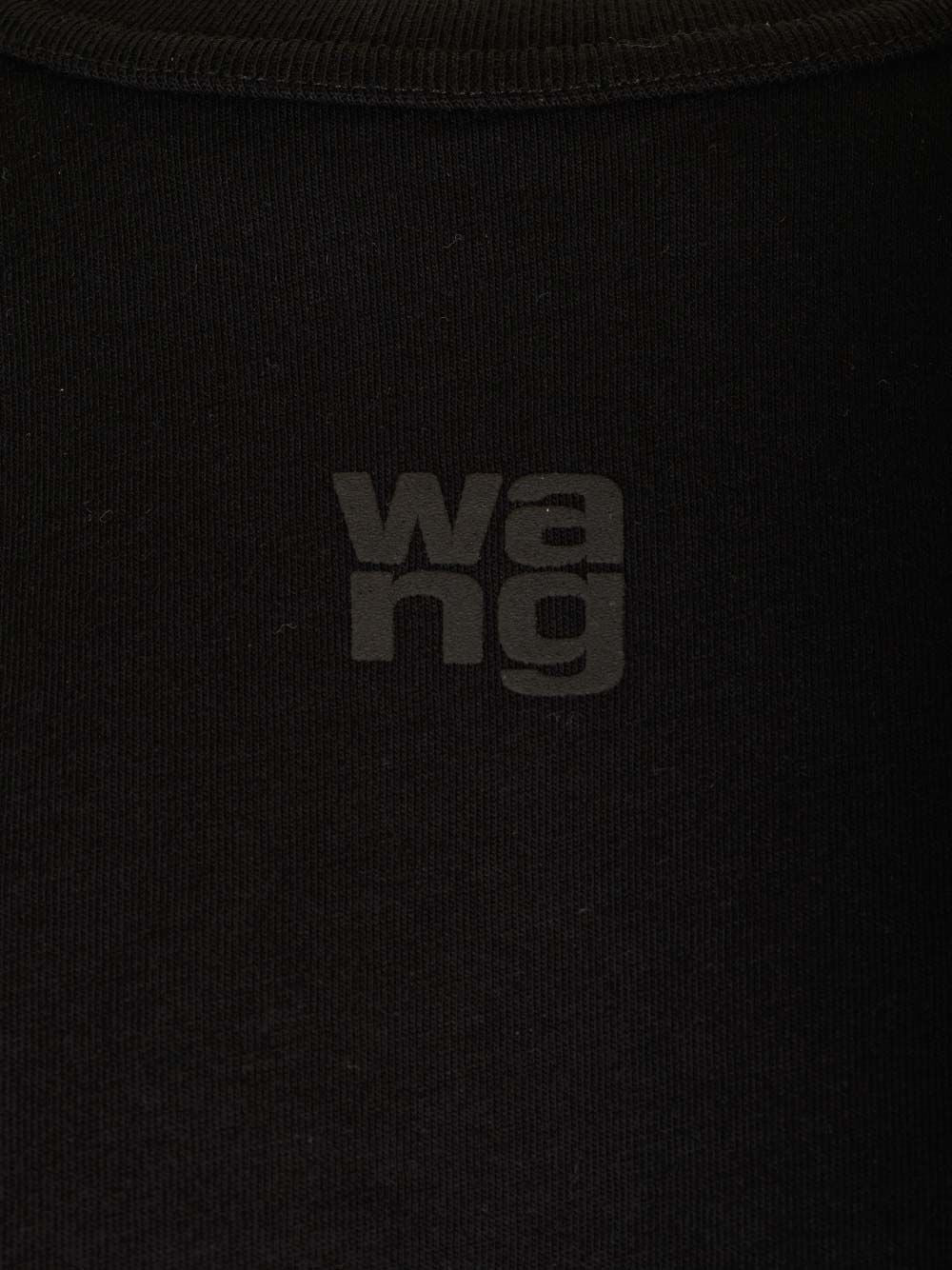 Alexander Wang Puff Logo T-Shirt - Black | 256583a72322848543ebf252159e4f37f4777b37