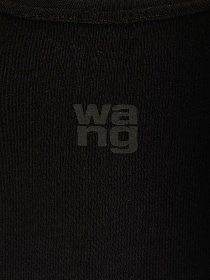 Alexander Wang Puff Logo T-Shirt - Black | 256583a72322848543ebf252159e4f37f4777b37
