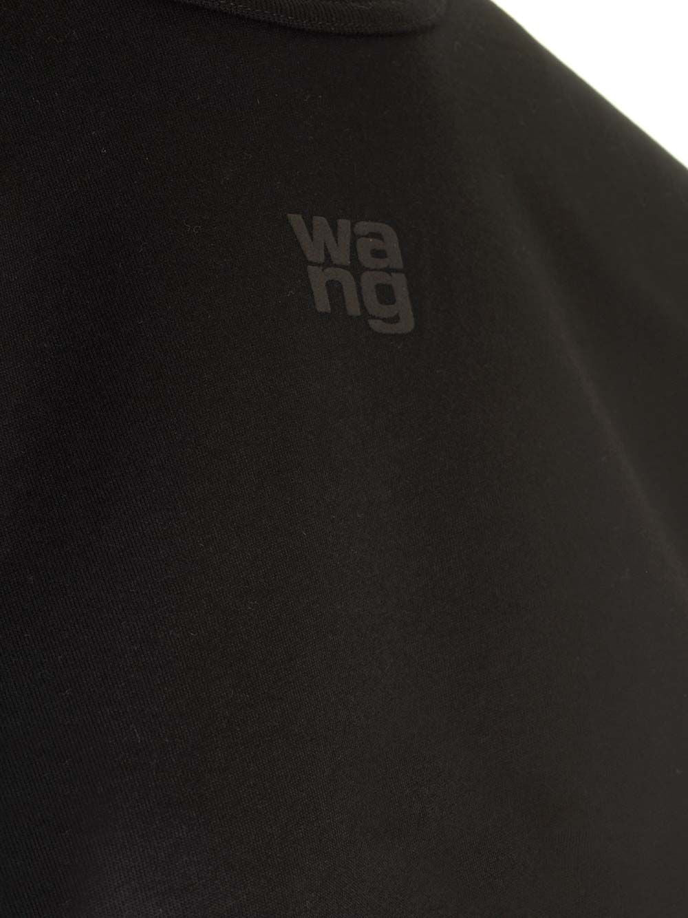 Alexander Wang Puff Logo T-Shirt - Black | 689f62c4e60a20ebb73a6fe1646ebc19009b1a8a