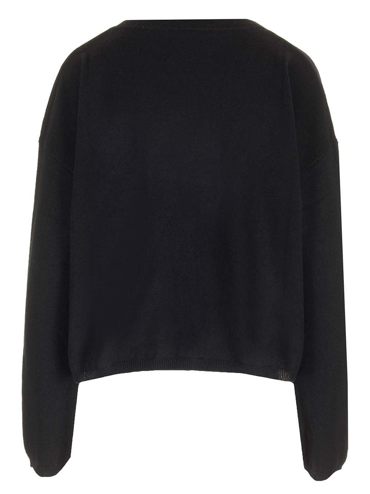 Lisa Yang Abby Cardigan Knitwear - Black | 274d6508f95b529e91a181fe5968801ff7d9ffe9
