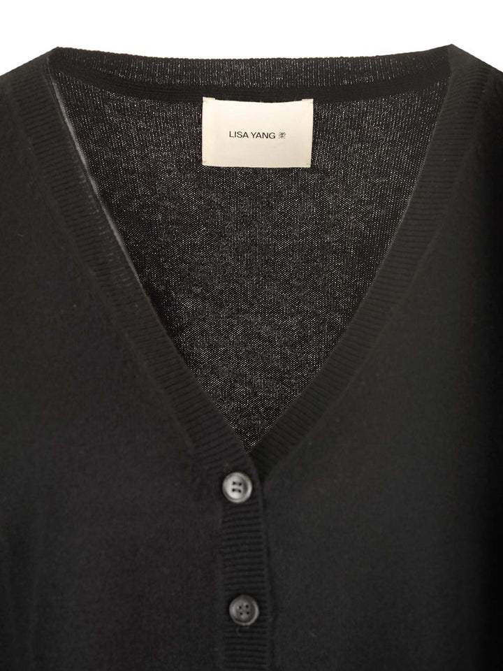 Lisa Yang Abby Cardigan Knitwear - Black | a1eb99eada787964e431899366c8753c34b97c8b