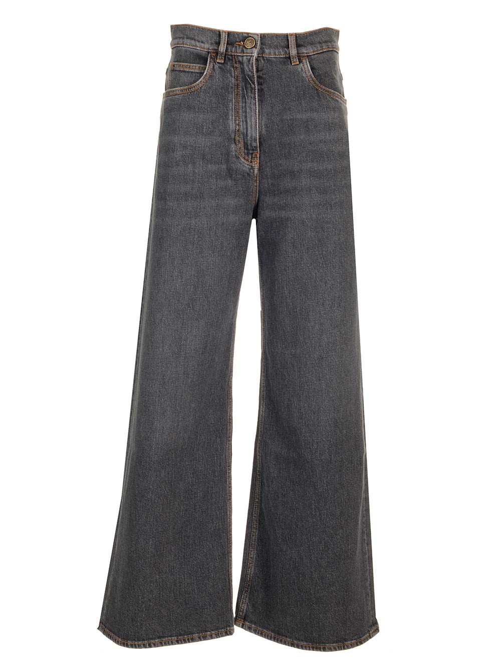 Etro Wide Leg Jeans - Grey | cf8f8277a3f51b27fa176737057f7b96e45bc514
