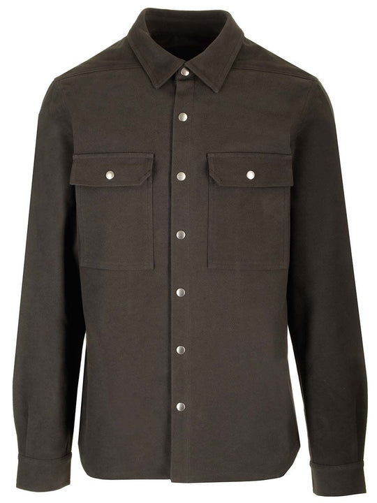 Wool Shirt Jacket Jackets Brown