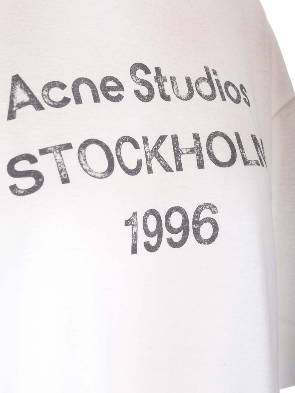 Acne Studios Cotton And Hemp T-Shirt - White | d9025bf442bff5095309b76bdf7816ffdc12e9d1