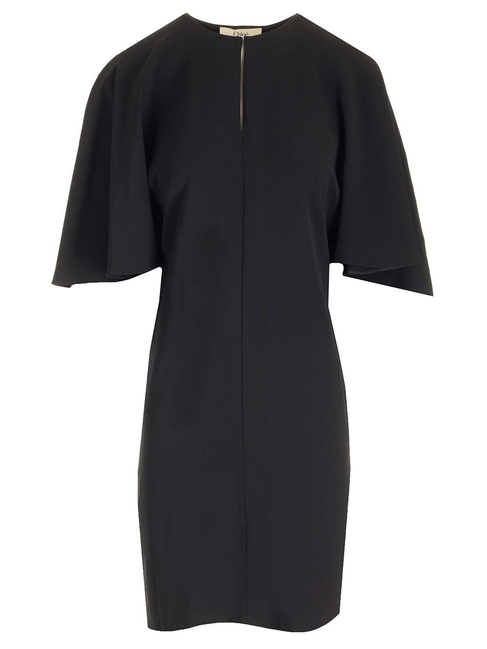 Chloe' Cape Sleeves Mini Dress Dresses - Black | 2f18950306e6423677b68ff8fa837122fd2c1a6a