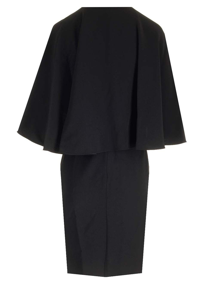 Chloe' Cape Sleeves Mini Dress Dresses - Black | 4eb603a2796a59333c21dc8e159c6a10fec807f7