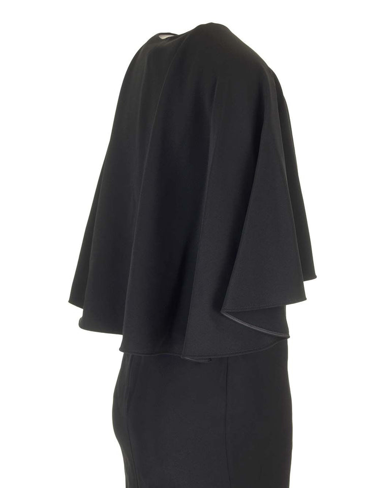 Chloe' Cape Sleeves Mini Dress Dresses - Black | 00462c2eb96844fc5d8ca8191d7591eed50b9ee5
