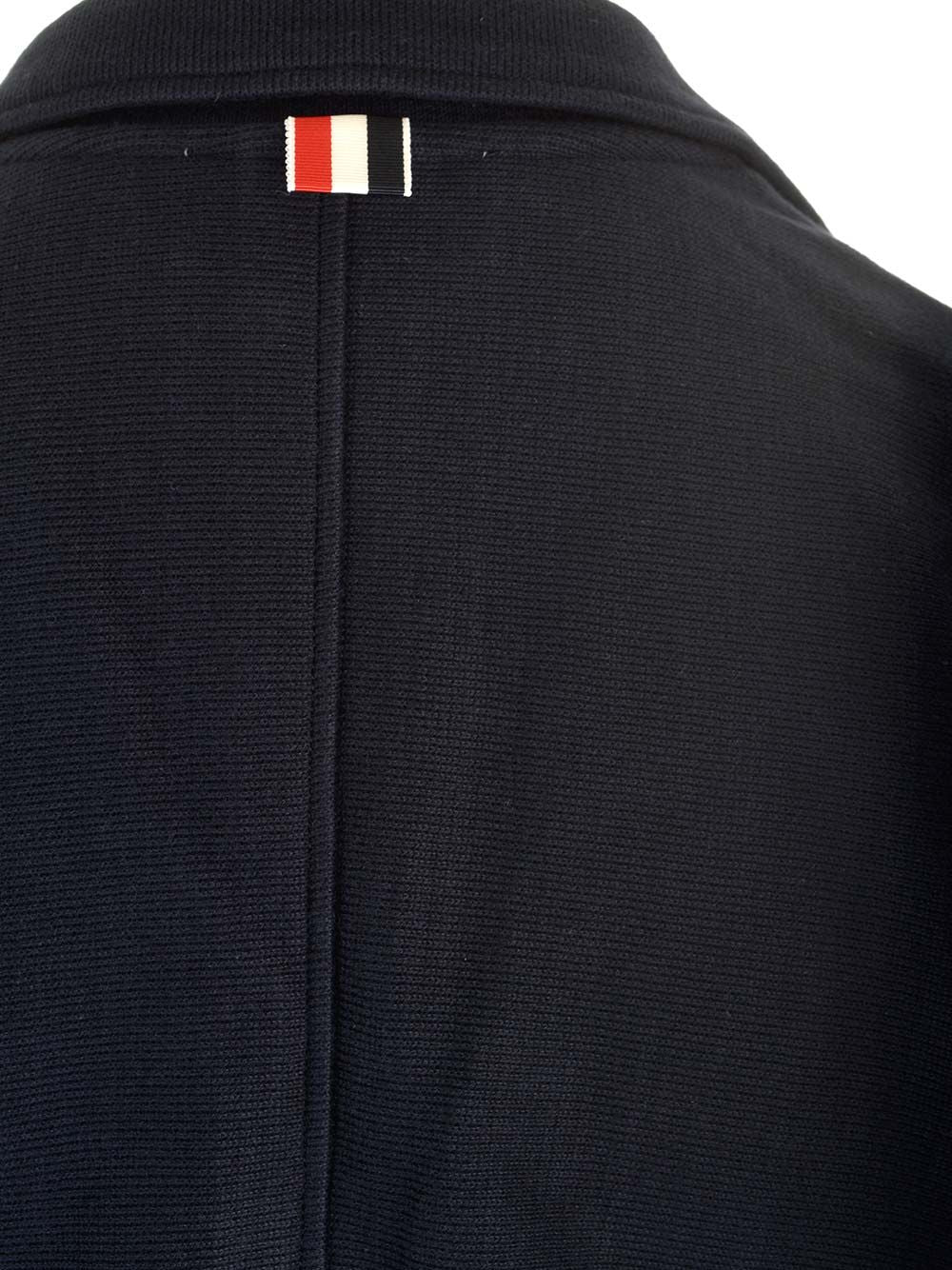 Thom Browne Compact Knit Blazer Jackets - Blue | b8ca8e2b6d4317af865138cf3bfe332b84f1d4f4