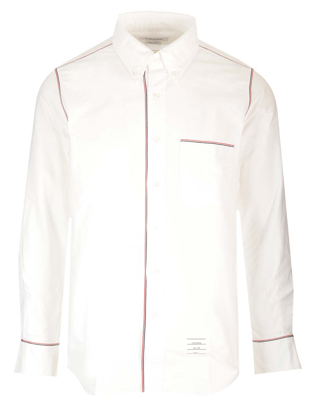 Thom Browne Oxford Framing Shirt Shirts - White | 703283f9d60cd71e60c5b046628d99372e82d679