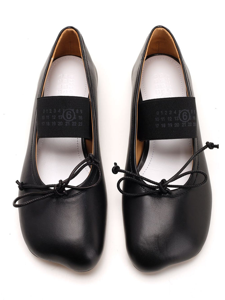 Mm6 Maison Margiela Anatomic Ballerinas Scarpe basse - Black | b6546a7e440e5e95c6546d5048ea730f3a056f63