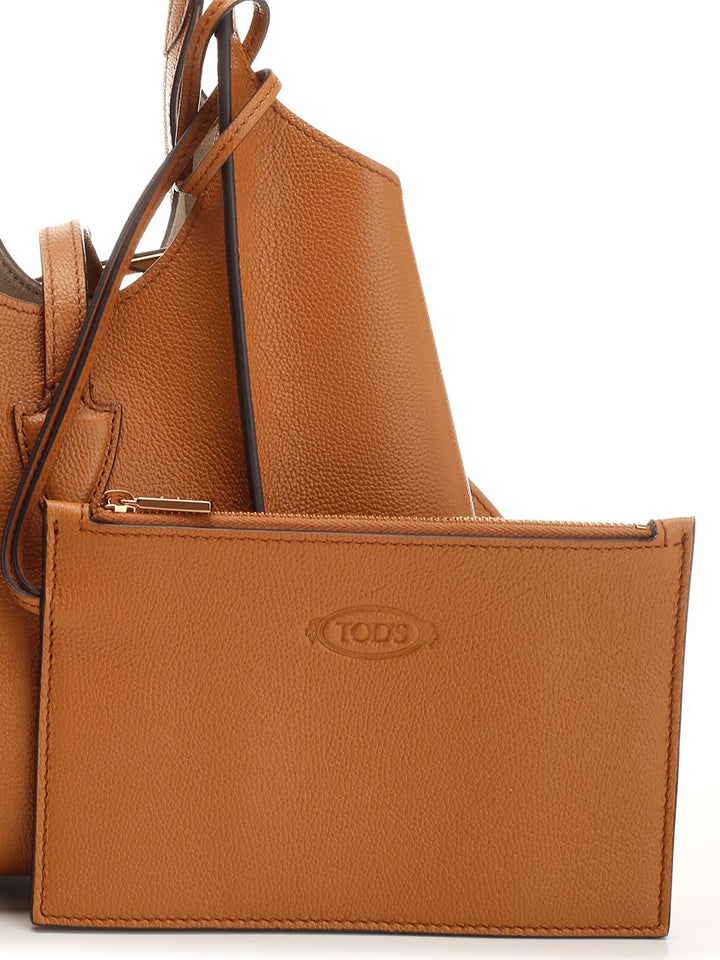 Tod'S T Timeless Shoulder Bags - Beige | db8a4c500dedd814a162bc7a11b306686ae3ef72