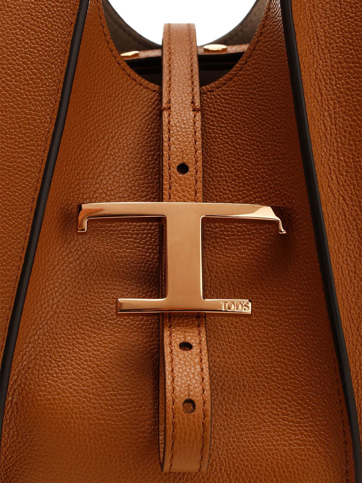 Tod'S T Timeless Shoulder Bags - Beige | 467f583a5c67181f1ff89306cabe874d22da6242