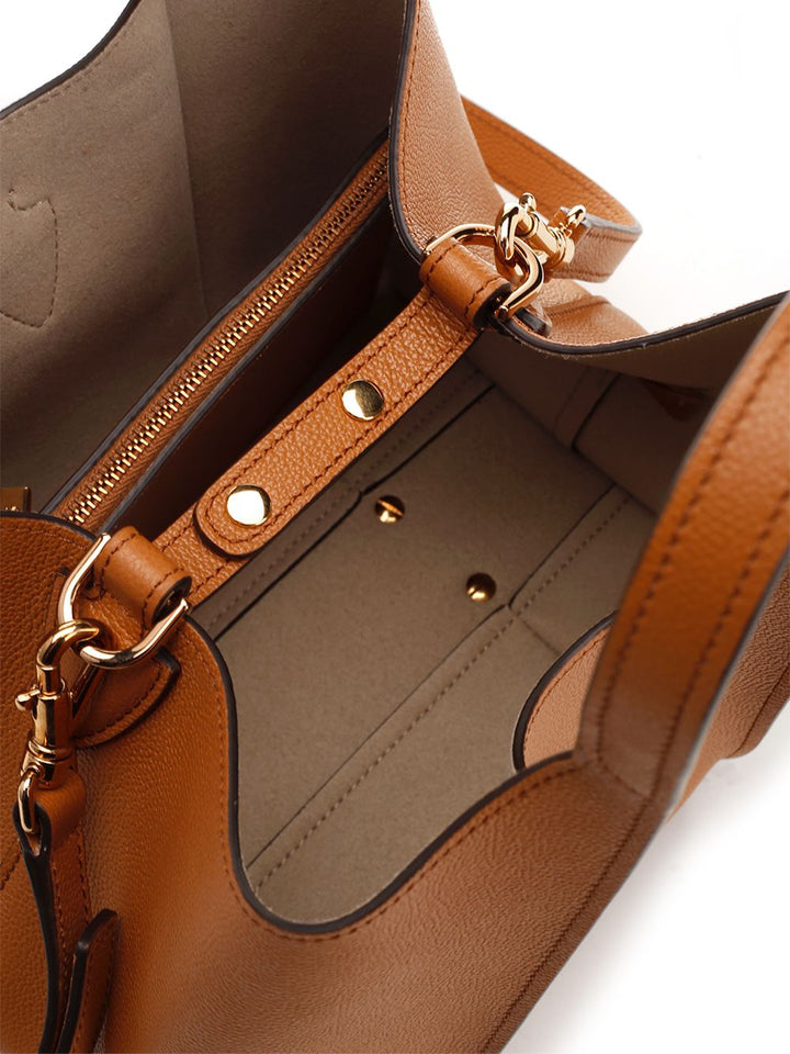 Tod'S T Timeless Shoulder Bags - Beige | d4da38a095b23c3a6b9d0a5efca3e2a6cb6cde60