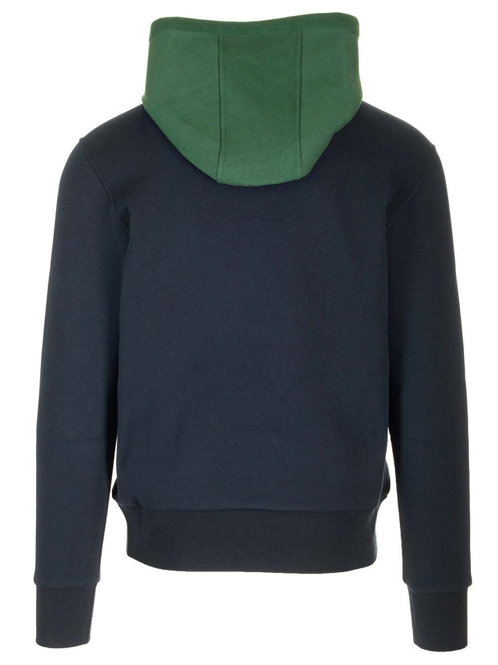 Thom Browne Hooded Sweatshirt Sweatshirts - Blue | 524f8df859689d26faa8357a97aec11da112b103