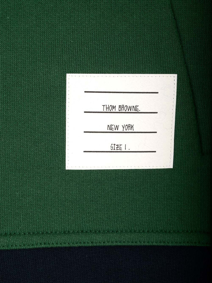 Thom Browne Hooded Sweatshirt Sweatshirts - Blue | 74c956f6924b5dac676510be33346622cebae801