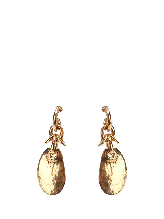 Chloé Petal Asymmetric Earrings Jewelry Gold