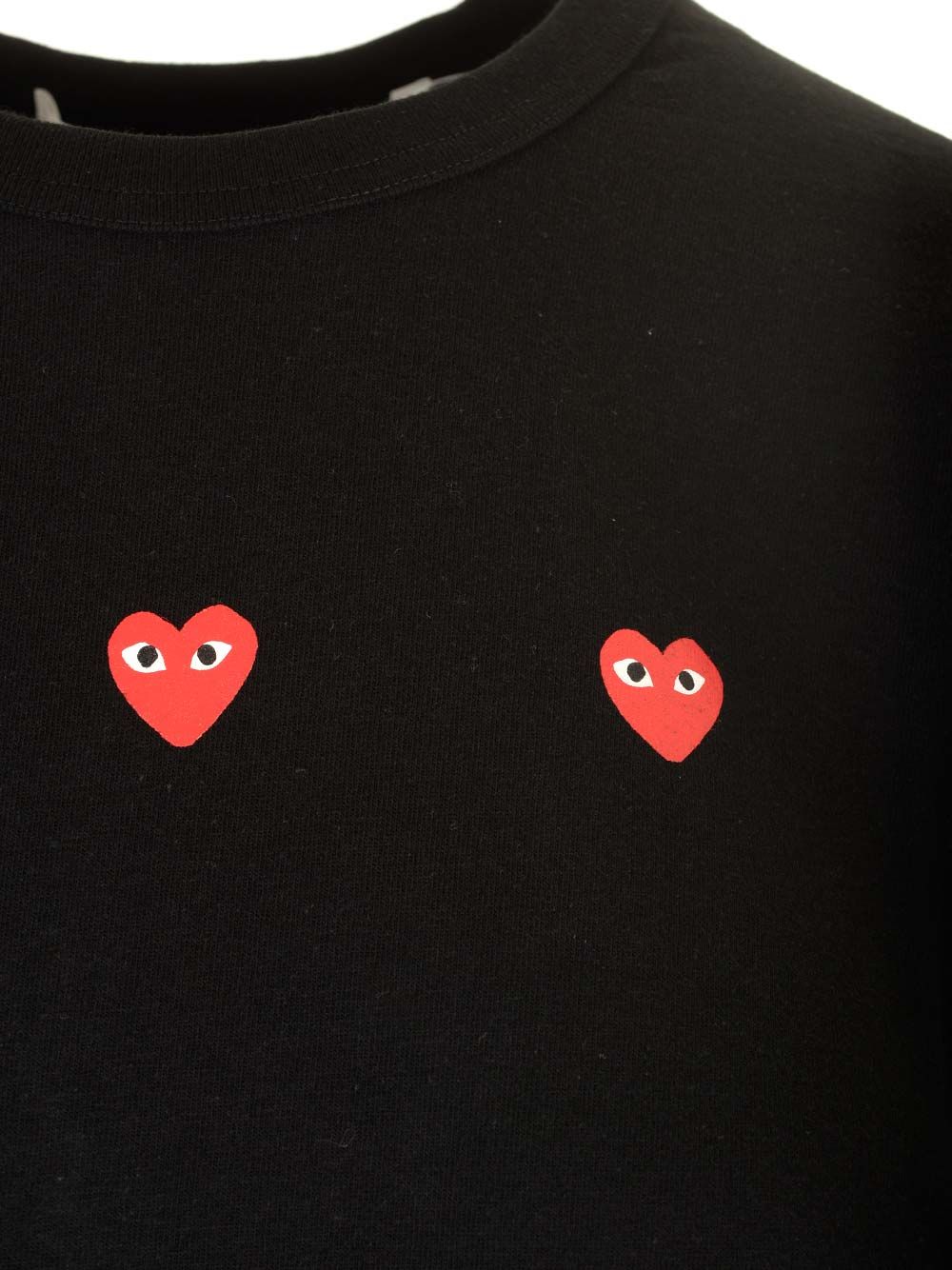 Comme Des Garcons Play With Red Hearts T-Shirt - Black | 5eef71d20affc5d75059724c4a8e822affc170e9