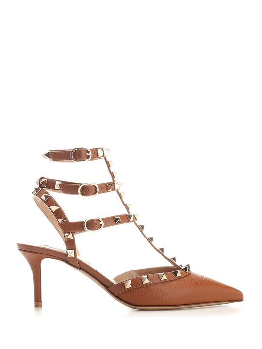 Rockstud Pumps Brown