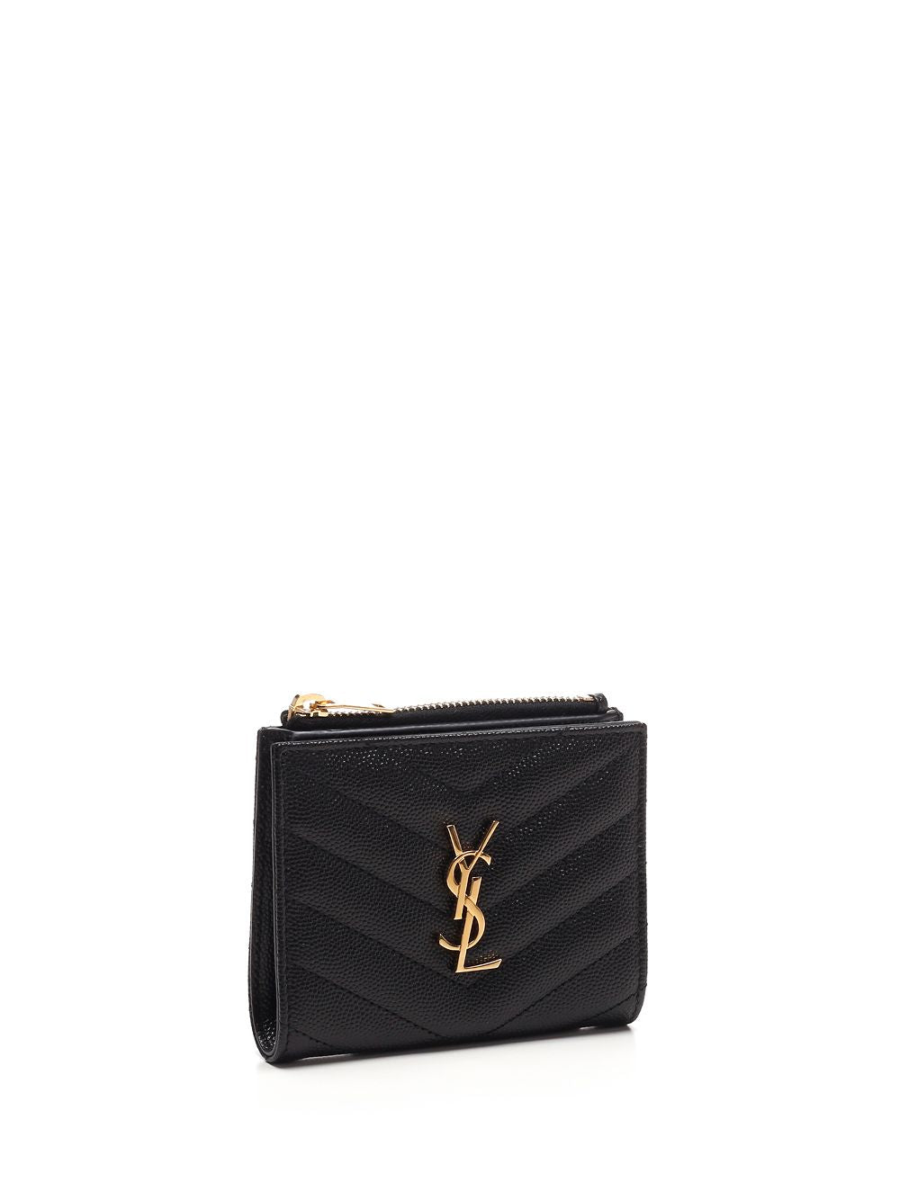 Saint Laurent Cassandre Wallets - Black | 130652636069d3d870b4e2cd2c15e46a23e3a40b