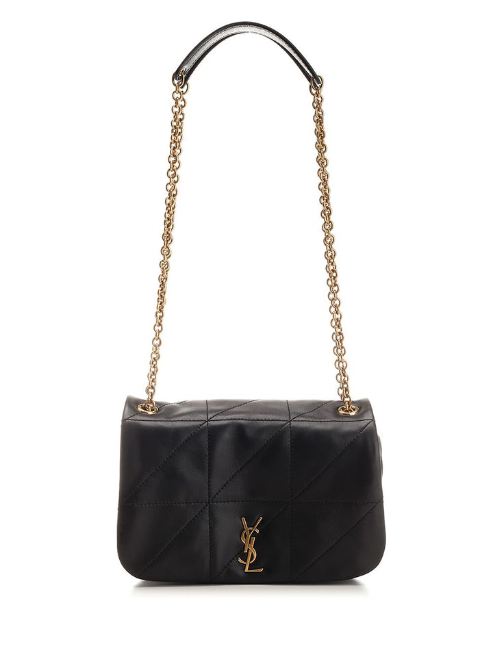 Saint Laurent Jamie Shoulder Bags - Black | aaae077c251cb1b9d91b7fc3deab412ffd81b36c