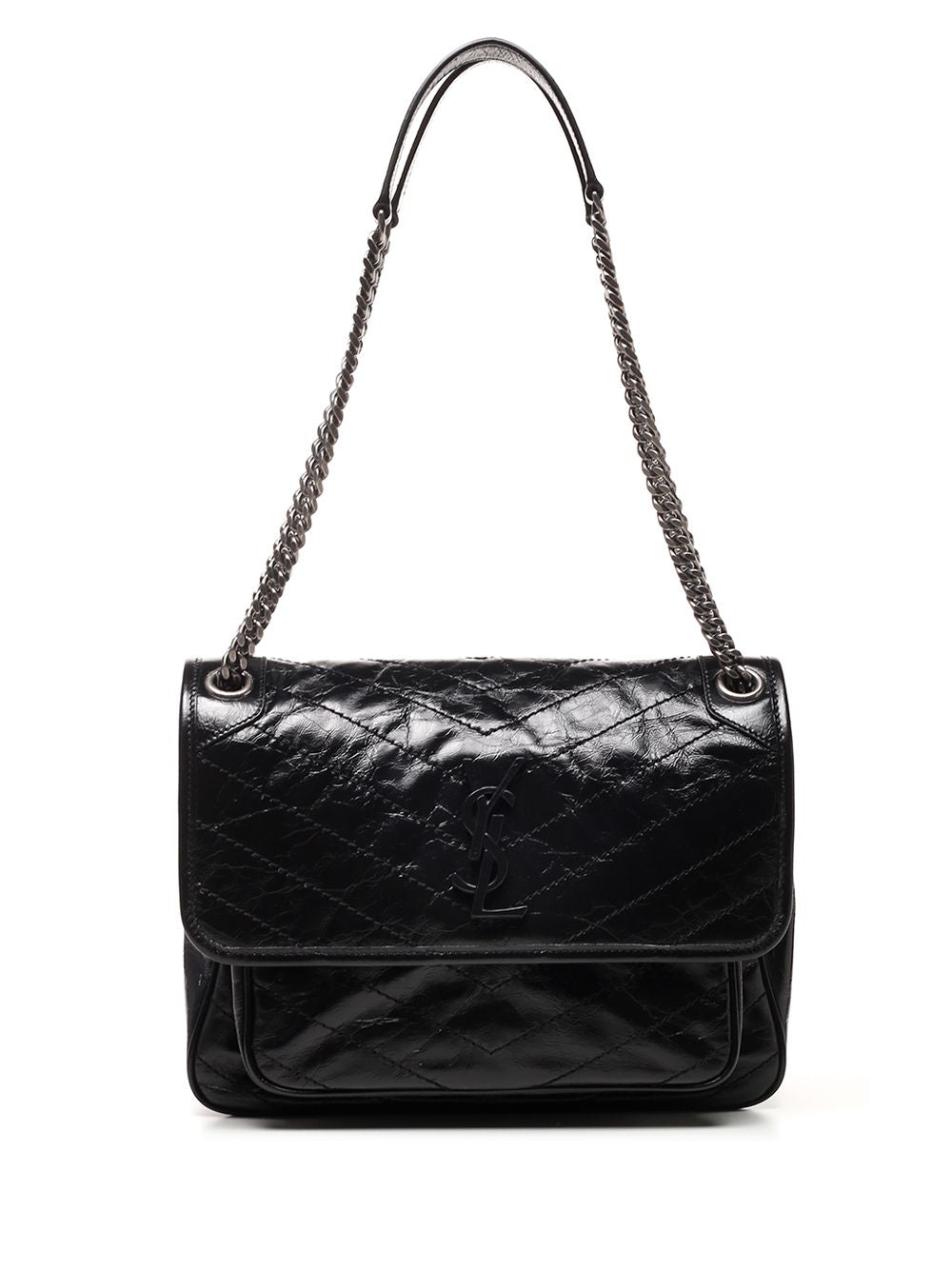 Saint Laurent Niki Shoulder Bags - Black | 74fc046199704a2ee60b28e506e8a7586dd76ffb