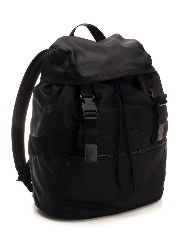 Saint Laurent Nylon Backpack Backpacks & Travels - Black | e7223a4dbe45a8fb8df32172d411c02db36a90ec