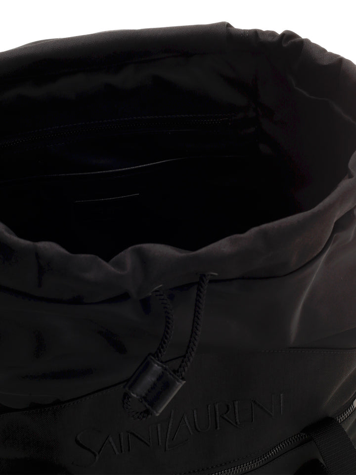 Saint Laurent Nylon Backpack Backpacks & Travels - Black | ab0fcb74fc2d820811e1cdbadcafbde56768731f