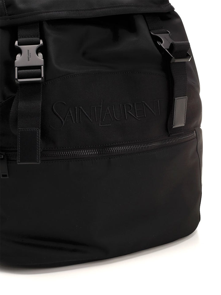 Saint Laurent Nylon Backpack Backpacks & Travels - Black | 1504fba01a427fc685a9e1296156640fd63a1ffa