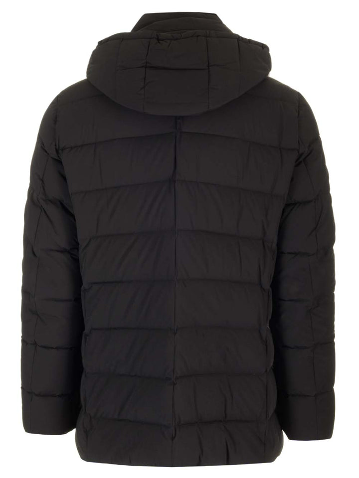 Moorer Florio Kn Coats - Black | b62078d64f2ba90f651c1e0be8da41b30ab65b0e