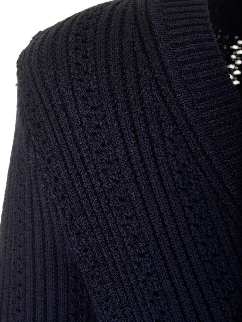 Self-Portrait Pointelle Knit Mini Dress Dresses - Blue | 73da4bca92714a07dc4f872cd7cea9a25f280b36