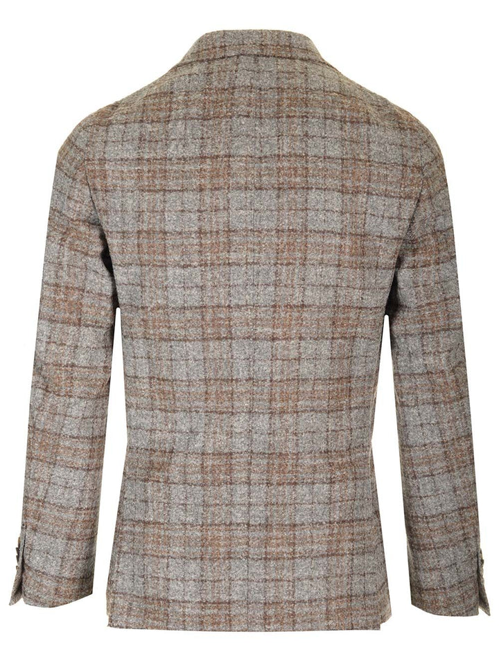 Al Duca D'Aosta Tartan Jacket Jackets - Grey | a9d2a58ac016f6355ac487ad98cc3f5646b8b615