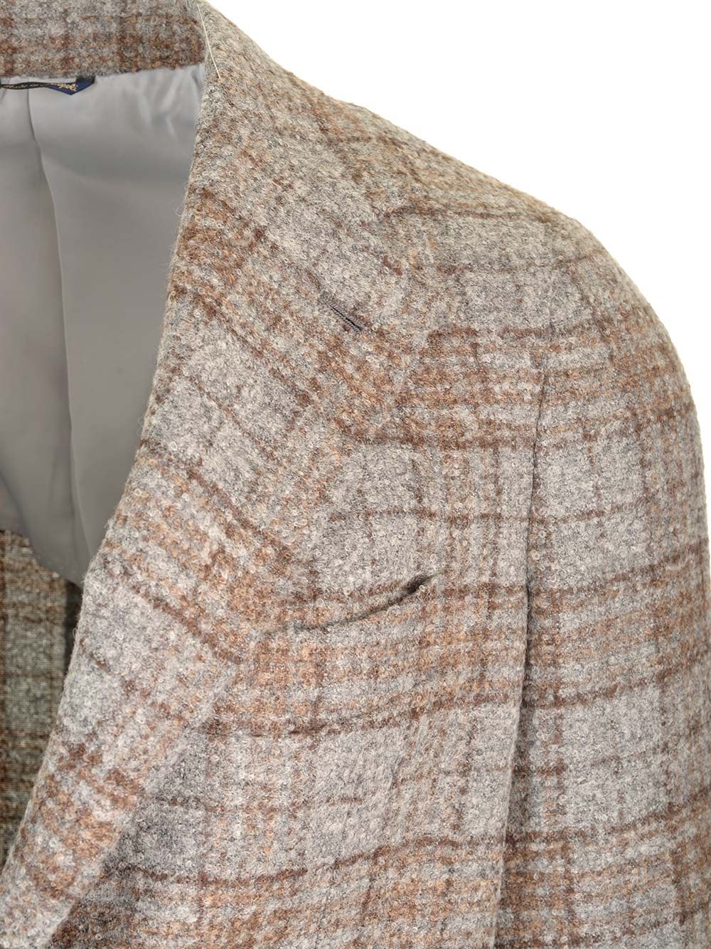 Al Duca D'Aosta Tartan Jacket Jackets - Grey | 8556d2c6244e6e502e79f6ea1c0de55a4dcbf4cc